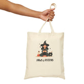 Paws & Potions Witch Tote Bag